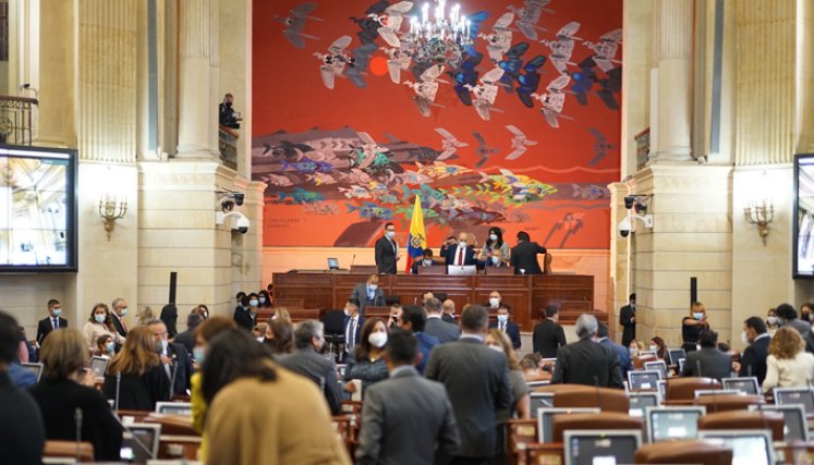 Del 100 % de los proyectos de ley que se radican en el Congreso, el 0.1 % se convierte en Ley de la República. / Foto: Colprensa
