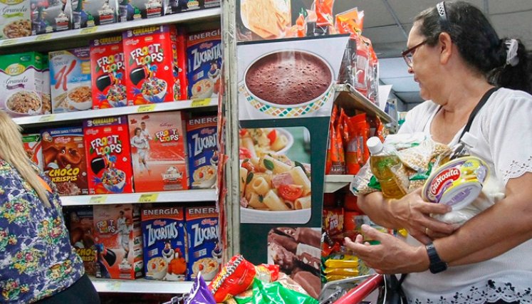 Paquetes de supermercado.