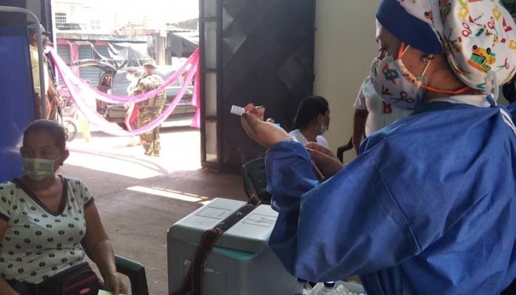 Táchira se ocupa como la segunda entidad a nivel nacional en el esquema de vacunaciones./Foto Archivo
