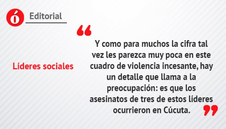 líderes sociales