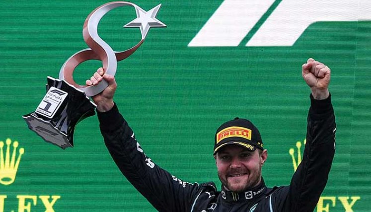 El  finlandés, Valtteri Bottas  (Mercedes)  fue la gran figura del día en el GP de Turquía. 