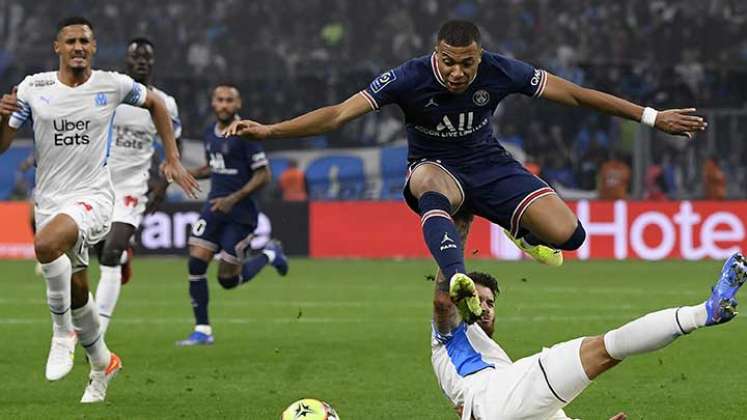 El París Saint Germain y el Marsella dividieron honores en el clásico francés.