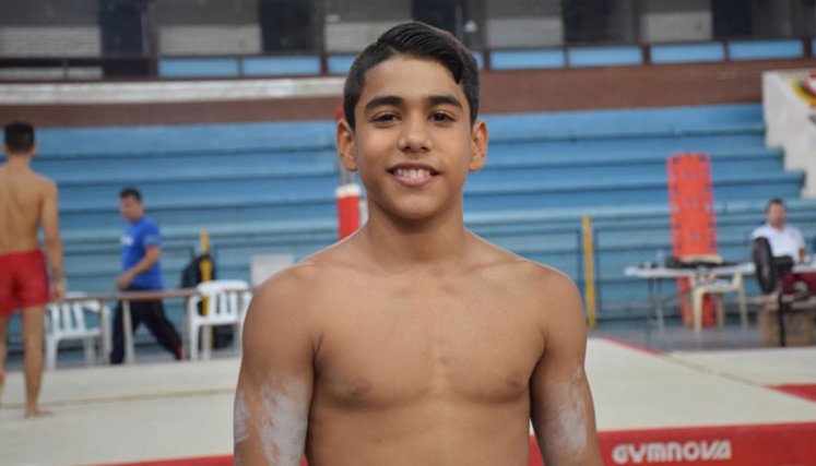 Ángel Barajas, gimnasta.