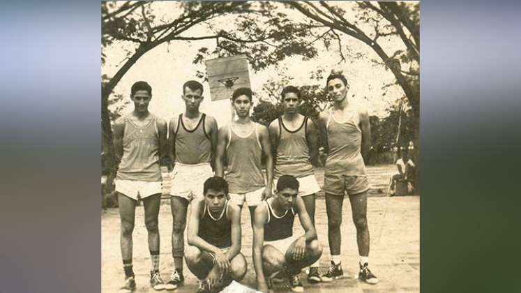 Equipo de baloncesto. 