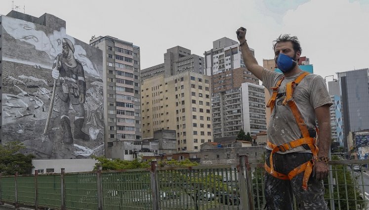 La iniciativa actual combina igualmente reconocimiento y protesta. /AFP