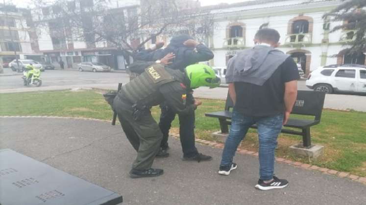 La Policía efectúa controles en el perimetro urbano. Foto: Cortesía/La Opinión.