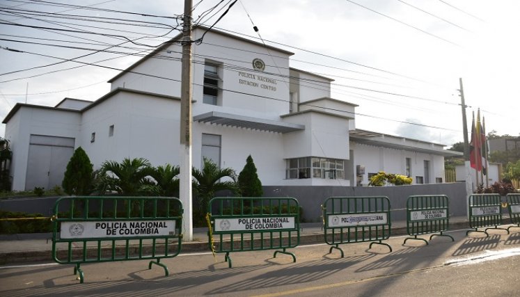 Detenidos prendieron fuego al interior de la Estación de Policía del centro./Foto: La Opinión