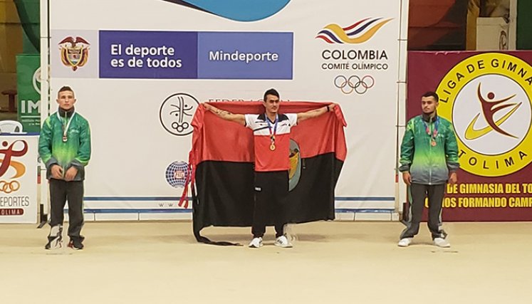 Jossimar Calvo, gimnasta cucuteño.