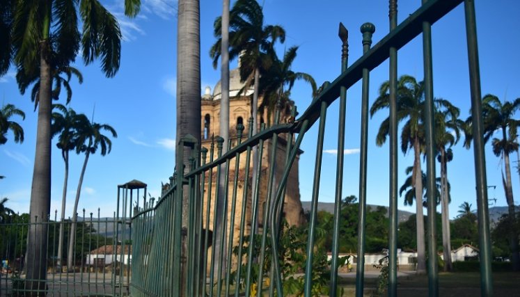 Estado actual de los exteriores del Parque Gran Colombiano