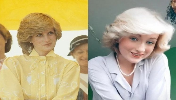Rose Van Rijn, una influencer ucraniana, de 20 años, la que ha dejado sorprendidos por sus similitudes con Lady Di.