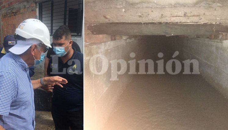 El alcalde Jairo Yáñez visitó a la familia del pequeño, para expresarle toda su solidaridad, así como para verificar las acciones de búsqueda y las circunstancias que rodearon este lamentable accidente. / Foto: La Opinión