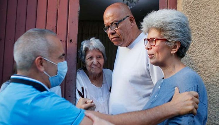 Los candidatos prendieron motores en los barrios./Foto Eilyn Cardozo