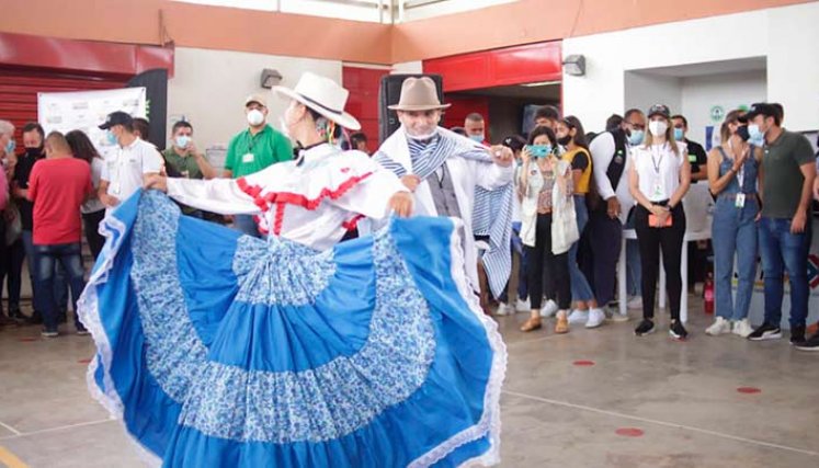 Actividades culturales amenizaron la feria./Foto Cortesía