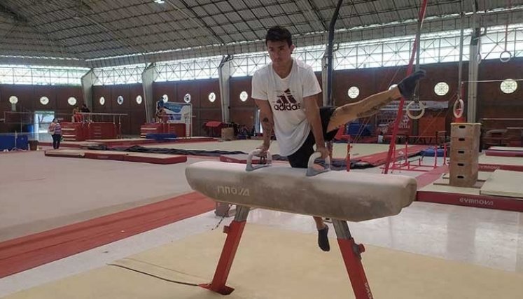 Jossimar dio positivo para COVID-19 en el Mundial de gimnasia./Foto: cortesía