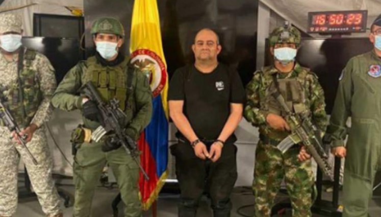 La captura de 'Otoniel' representa uno de los mayores golpes contra el crimen organizado en Colombia. / Foto: Colprensa