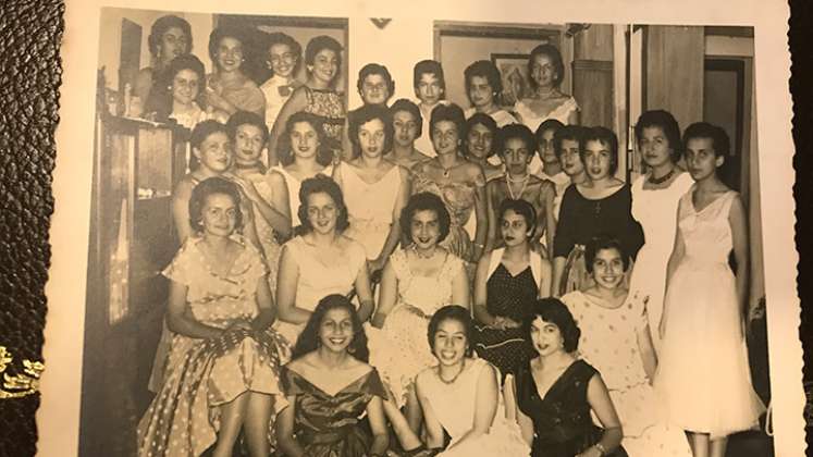 Foto del recuerdo | Reunión periodística de amigas en 1959