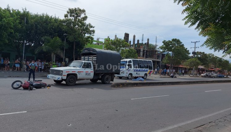 Accidente de tránsito en Los Patios. 
