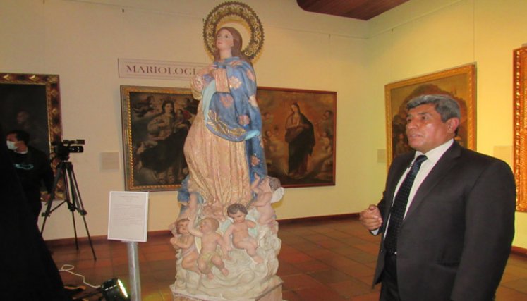 Colección del Museo de Arte Religioso, en exposición permanente. Foto: Roberto Ospino/La Opinión.