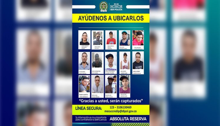 17 detenidos se fugaron de un CAI en Cúcuta./Foto: cortesía