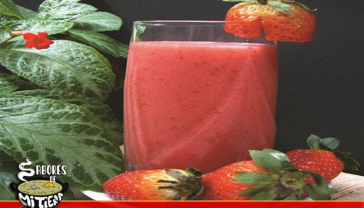 Jugo de fresa