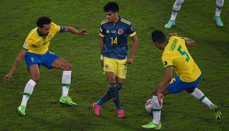 Luis Díaz, Brasil-Colombia Copa América 2021. 