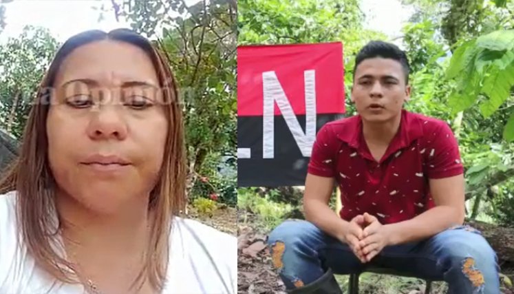 Madre del soldado Huber Fabián Chogo