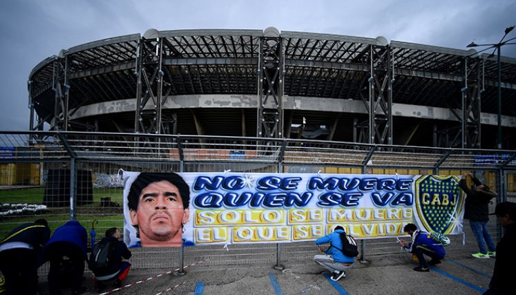 Mensajes a  Diego Armando Maradona.