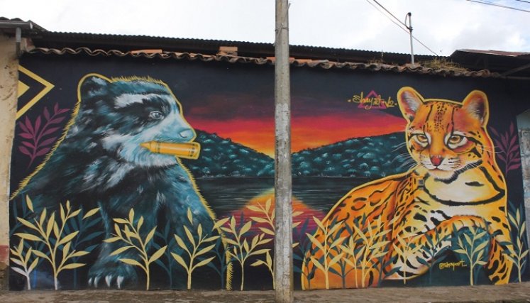 Los murales impulsan el agroturismo ecológico, en Chitagá. Foto: Cortesía/La Opinión.