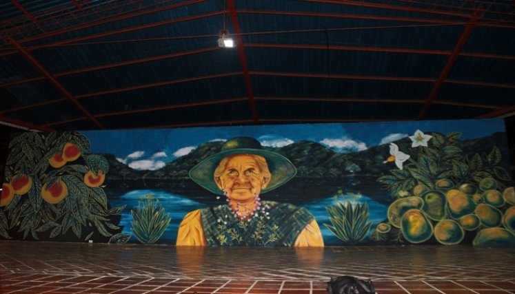 en los murales le rinden tributo al campesinado y la papa. Foto: Cortesía/La Opinión.