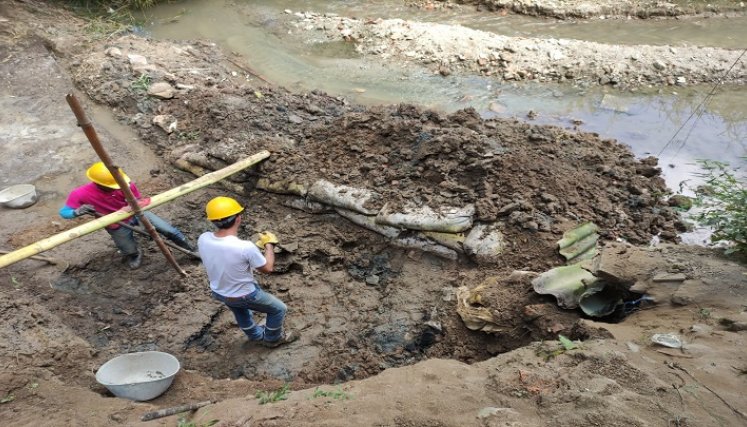 En Ocaña se adelantan obras para mitigar efectos de la ola invernal. La oficina de Gestión del Riesgo y Atención de Desastres entrega recomendaciones. / Foto: Cortesía / La Opinión 