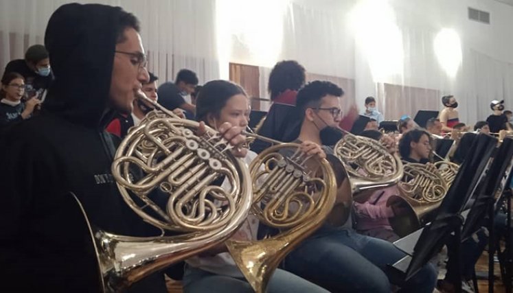 Orquesta en Caracas.