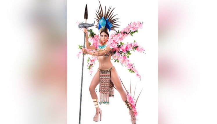 El traje artesanal está compuesto por 14 piezas elaboradas a mano.  / Foto: Cortesía.