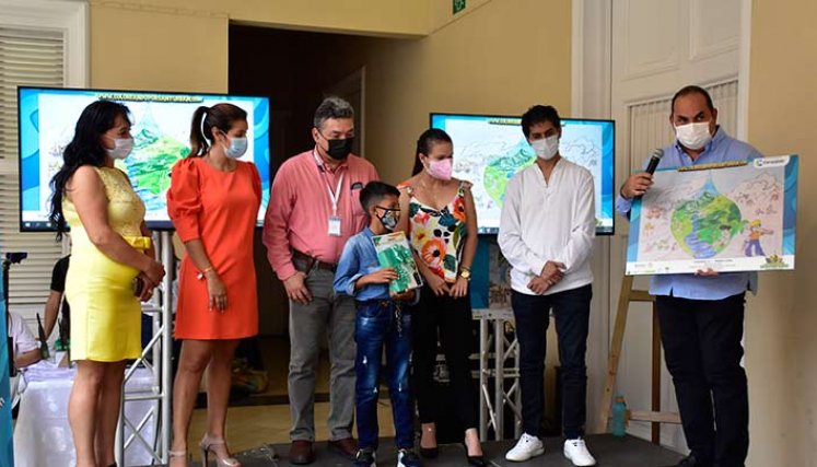 Ganadores del concurso de pintura de Santurbán/Foto cortesía