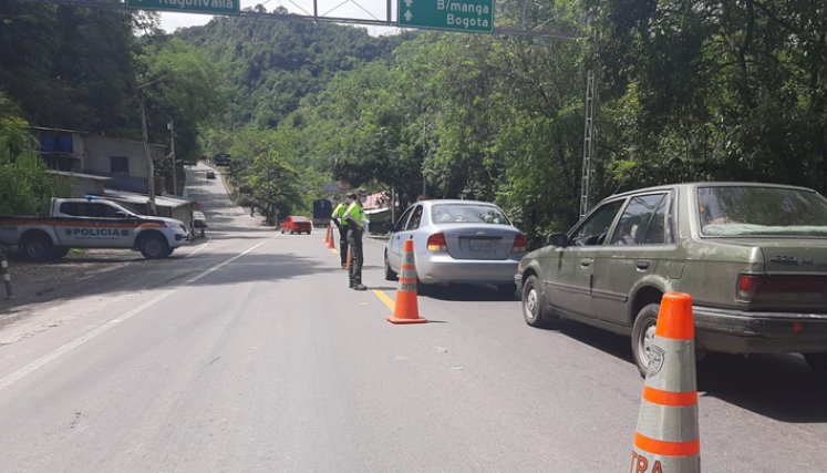 Se movilizaron 28.820 vehículos por las vías de Norte de Santander durante el largo fin de semana, aumentando en 9% en comparación al año pasado. / Foto: Policía
