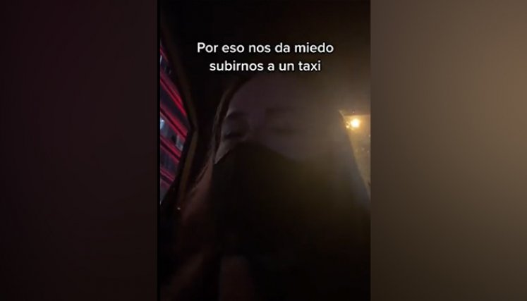 Acoso de un taxista en Bogotá.