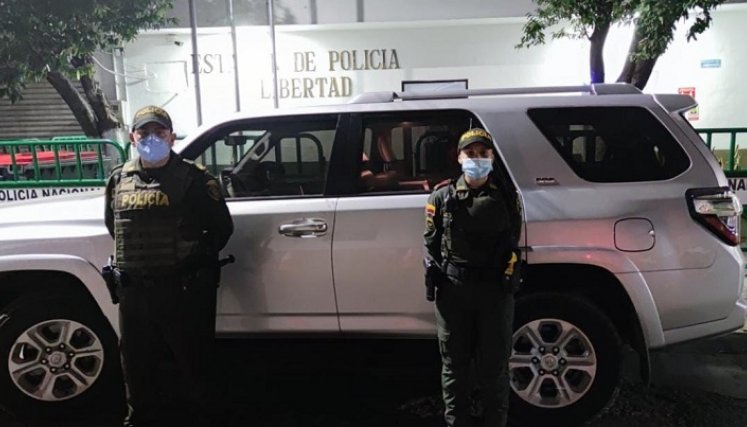 La camioneta fue recuperada y entregada a la mujer
