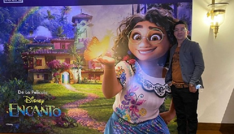 En Bogotá fue la exposición de las obras. 