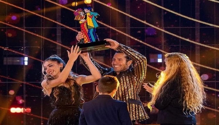 El cucuteño Gregorio Pernía y su hija ganaron concurso de baile./Foto: cortesía