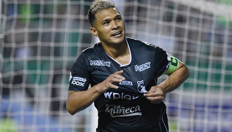 Teofilo Gutiérrez, delantero del Deportivo Cali. 