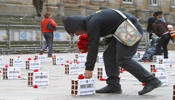 Familiares de víctimas de desaparición forzada piden justicia. /Colprensa