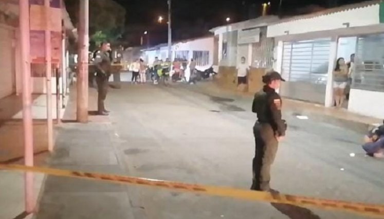 Un muerto y una mujer herida en ataque a bala en Los Patios./Foto: cortesía