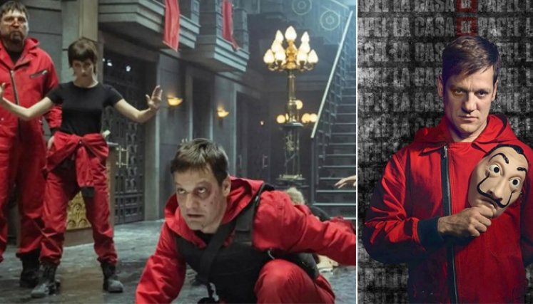 Rodrigo de la Serna hace parte del elenco de 'La casa de papel', que llegó a su final./ Foto: Colprensa.