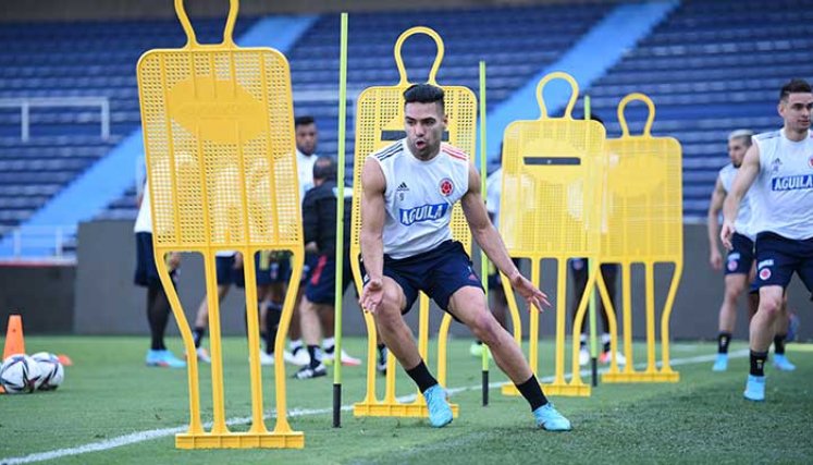 Radamel Falcao García, atacante de la selección Colombia.