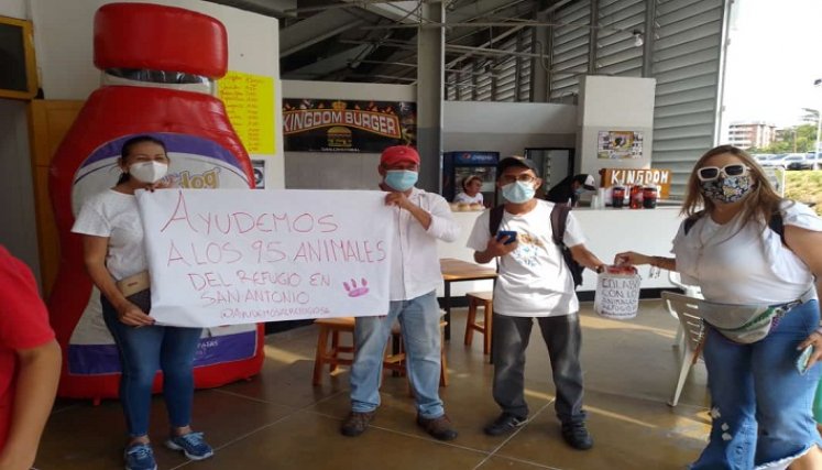 El único refugio de animales que existe en Táchira y se ubica en la frontera pide auxilio. / Foto: Cortesía / La Opinión