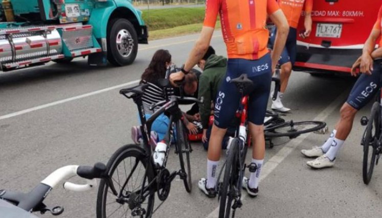 ¿Cómo ocurrió el accidente de Egan Bernal?, Policía reveló versión de la causa del accidente