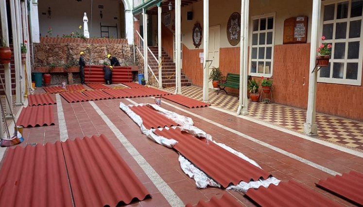 Los colegios de Pamplona se preparan para volver a las aulas de clases. Foto: Cortesía/La Opinión.