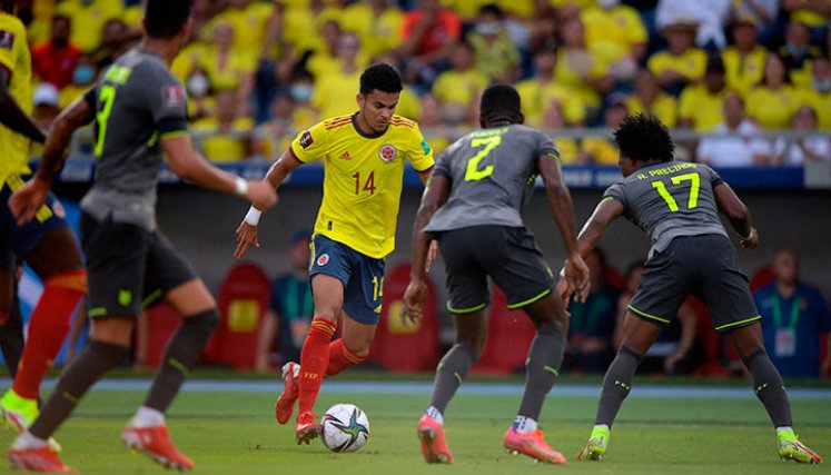 Luis Díaz, delantero de la Selección Colombia. 