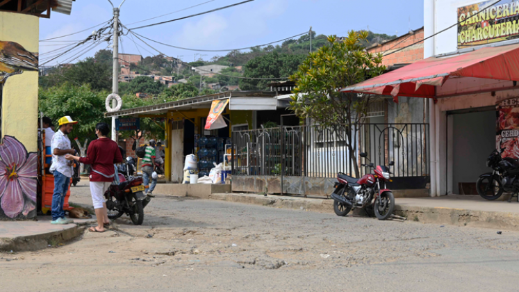 La entrada principal al barrio, ubicada en la calle 16 con carrera 11, es una de las zonas afectadas.