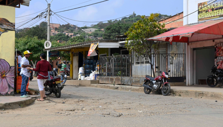 La entrada principal al barrio, ubicada en la calle 16 con carrera 11, es una de las zonas afectadas.