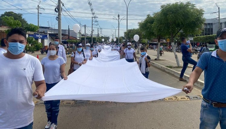 Marcha por la paz.